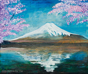 Sunny Spring Mt. Fuji