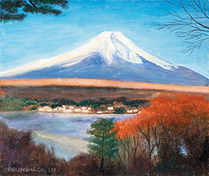 Seasonal Autumn Sacred Mt. Fuji