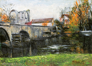 A Bridge in Moret-sur-Loing
