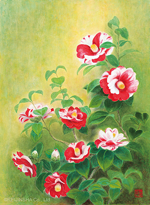 Camellias in the Garden