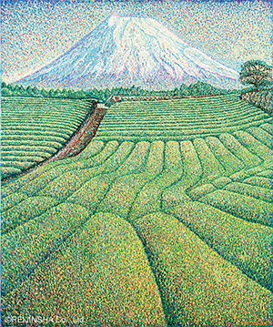 Tea Field and Mt. Fuji