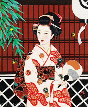 A Beauty Enjoying the Cool